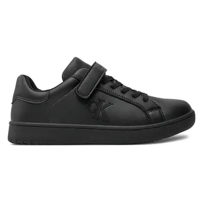 Sneakersy Calvin Klein Jeans Low Cut Lace-Up/Velcro Sneaker V3X9-81054-1355 S Černá