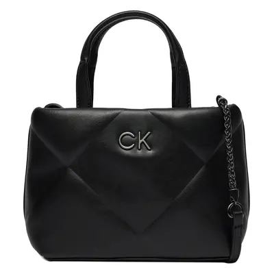 Kabelka Calvin Klein Re-Lock Quilt Tote Mini K60K611340 Černá