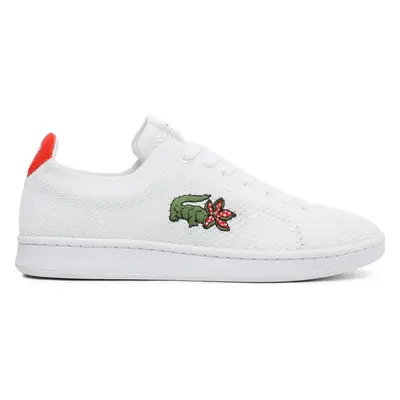 Sneakersy Lacoste Lacoste x Netflix Kadın Carnaby Piquée Beyaz 745SFA0098 Bílá