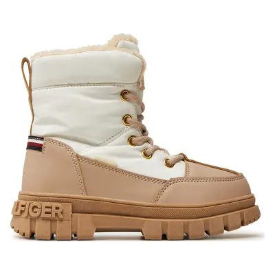 Sněhule Tommy Hilfiger Fur Boot T3A5-33609-1695 M Béžová