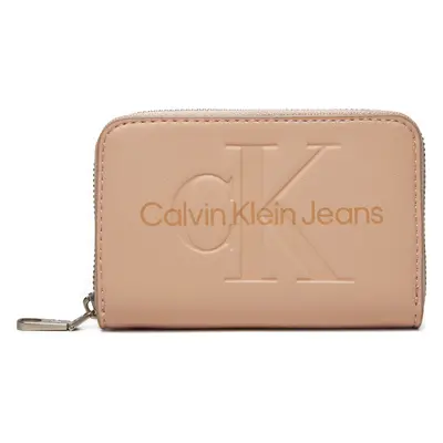 Malá dámská peněženka Calvin Klein Jeans Zip Around Mono K60K612255 Barevná