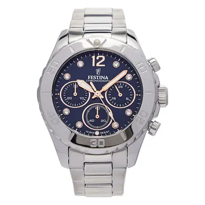 Hodinky Festina Boyfriend Chronograph F20603/3 Stříbrná