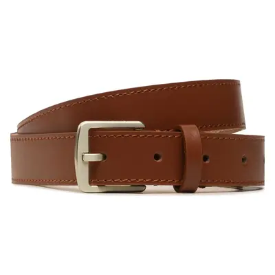 Dámský pásek Calvin Klein Ck Must Sqr Letter Tip 25Mm Belt K60K611015 Hnědá