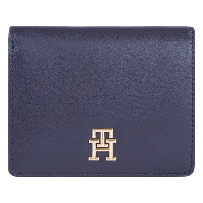 Malá dámská peněženka Tommy Hilfiger Th Spring Chic Med Bifold Wallet AW0AW16011 Tmavomodrá