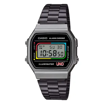 Hodinky Casio Vintage Maxi X Uno™ A168WEUC-1AER Černá