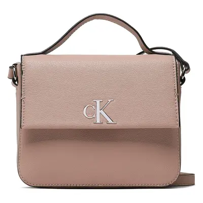 Kabelka Calvin Klein Jeans Minimal Monogram Boxy Flap Cb19 K60K610330 Růžová