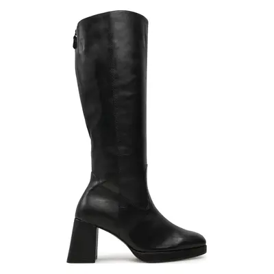 Kozačky Gabor Eleganter Stiefel 55.729.27 Černá