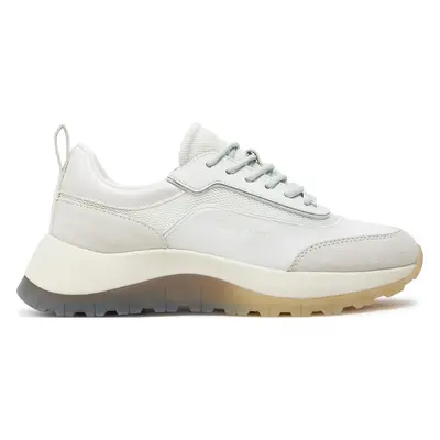 Sneakersy Calvin Klein Runner Lace Up Mesh Mix HW0HW01905 Bílá