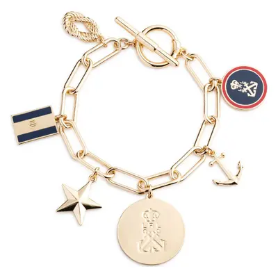 Náramek LAUREN RALPH LAUREN Br 7.25In Nautical Charm Flex 14B00464 Zlatá