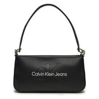 Kabelka Calvin Klein Jeans Sculpted Shoulder Pouch25 Mono K60K610679 Černá