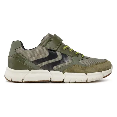 Sneakersy Geox J Flexyper Boy J459BB 05422 C0498 D Khaki