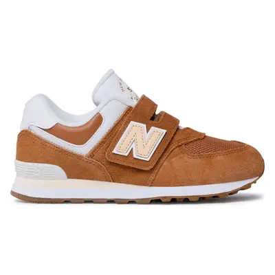 Sneakersy New Balance PV574CC1 Hnědá