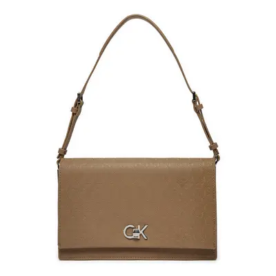 Kabelka Calvin Klein Ck Elongated Shoulder Bag_Mono K60K613139 Béžová