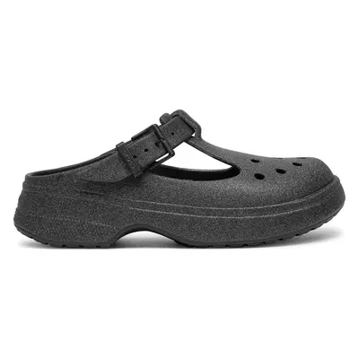 Nazouváky Crocs Classic Mary Jane Glitter Clog 210737 Šedá