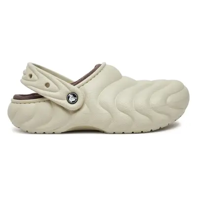 Nazouváky Crocs Classic Lined Overpuff Clog 210059 Béžová