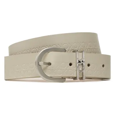 Dámský pásek Calvin Klein Ck Must Ck Loop Belt 30Mm Emb Mn K60K611039 Béžová