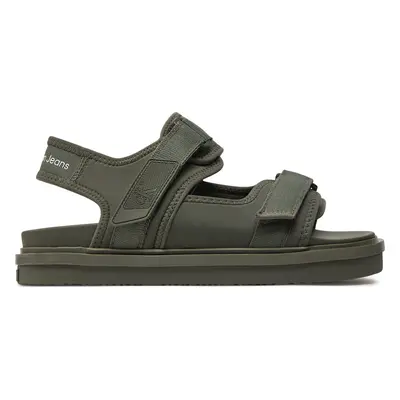 Sandály Calvin Klein Jeans Sandal Velcro Np In Mr YM0YM00940 Zelená