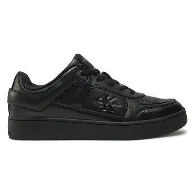 Sneakersy Calvin Klein Jeans Basket Cup Low Laceup Tumbled YM0YM01150 Černá