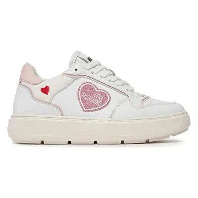 Sneakersy LOVE MOSCHINO JA15204G1IJC110C Bílá