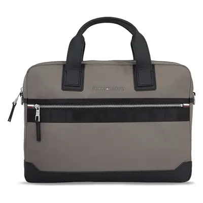 Brašna na notebook Tommy Hilfiger Th Elevated Nylon Computer Bag AM0AM11574 Šedá