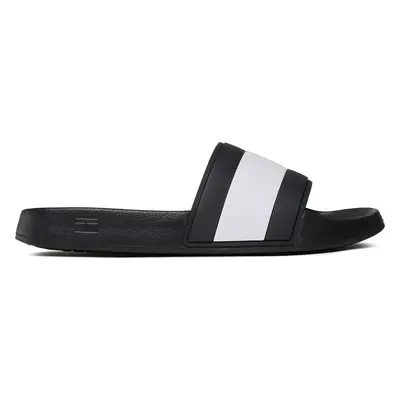 Nazouváky Tommy Hilfiger Rubber Th Flag Pool Slide FM0FM04236 Tmavomodrá