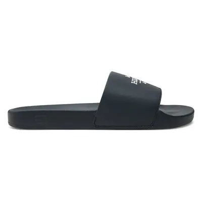 Nazouváky Tommy Hilfiger Embroid Hilfiger 85 Pool Slide FM0FM05342 Tmavomodrá