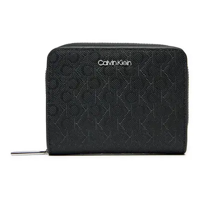 Malá dámská peněženka Calvin Klein Ck Must Medium Zip Around_Mono K60K612825 Černá