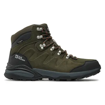 Trekingová obuv Jack Wolfskin Refugio Texapore Mid M 4049841 Khaki