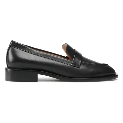 Lordsy Stuart Weitzman Palmer Sleek Loafer S5987 Černá