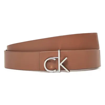 Dámský pásek Calvin Klein Ck Logo Reversible Belt 3.0 K60K613074 Hnědá