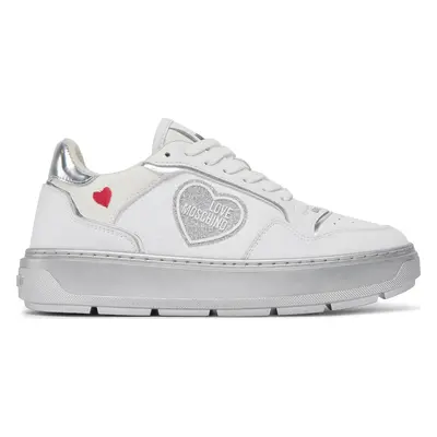 Sneakersy LOVE MOSCHINO JA15204G1IJC290B Bílá