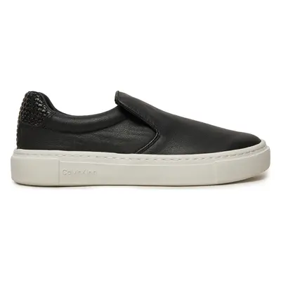 Sneakersy Calvin Klein Cupsole Slip On HW0HW02297 Černá