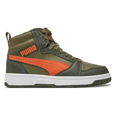 Sneakersy Puma Rebound V6 Mid Wtr Jr 394685 05 Khaki