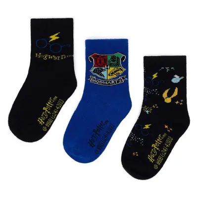 Ponožky Harry Potter ACCCS-AW24-226WBHP (3-pack) Černá