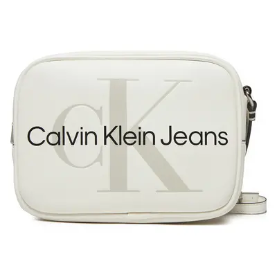 Kabelka Calvin Klein Jeans Sculpted Camera Bag18 Mono K60K610275 Bílá