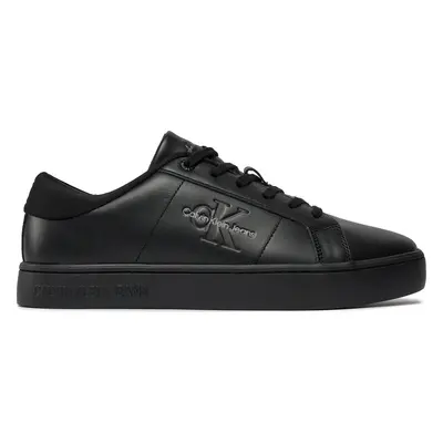 Sneakersy Calvin Klein Jeans Classic Cupsole Low Laceup Lth YM0YM00864 Černá