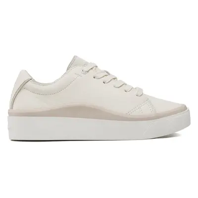 Sneakersy Calvin Klein Cupsole Wave Lace Up HW0HW01349 Béžová