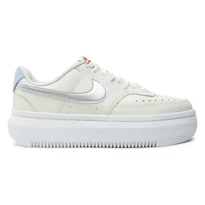 Sneakersy Nike Court Vision Alta DV2176 001 Écru