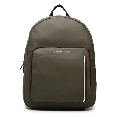 Batoh Tommy Hilfiger Th Pique Pu Backpack AM0AM11317 Khaki