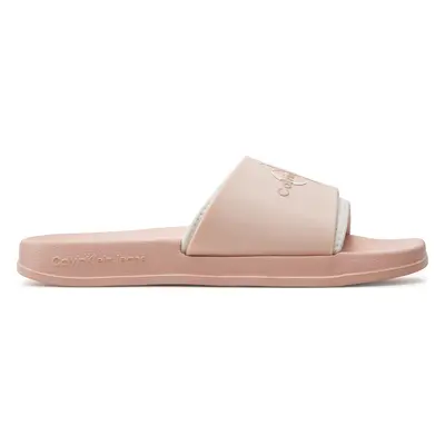 Nazouváky Calvin Klein Jeans Slide Monogram Tpu Ml Wn YW0YW00585 Růžová