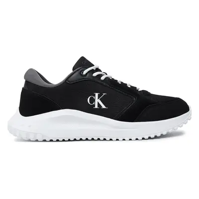 Sneakersy Calvin Klein Jeans Eva Runner Low Mg Wmm YM0YM01145 Černá