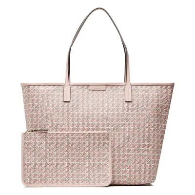 Kabelka Tory Burch Basketweave Tote 145634 Růžová