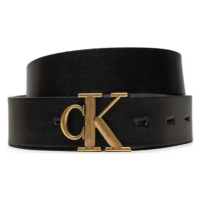 Dámský pásek Calvin Klein Jeans Mono Pl Rev Lthr Belt K60K612288 Černá