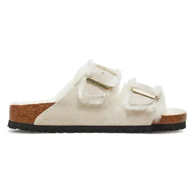 Nazouváky Birkenstock Arizona Shearling Leve 1026193 Bílá