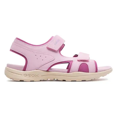 Sandály Geox J Vaniett Girl J456AA 015CE C0799 D Růžová