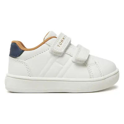 Sneakersy Tommy Hilfiger Low Cut Velcro Sneaker T1X9-33835-1355 M Bílá