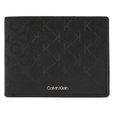 Velká pánská peněženka Calvin Klein Trifold 10Cc W/Coin K50K512684 Černá