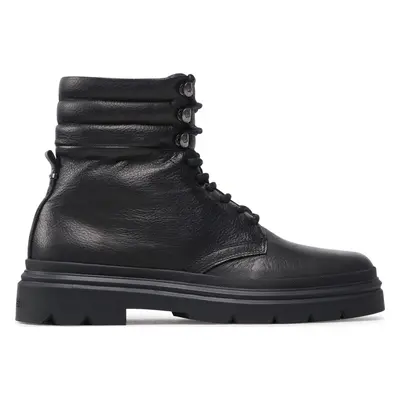 Turistická obuv Calvin Klein Combat Boot Pb Lh HM0HM00667 Černá