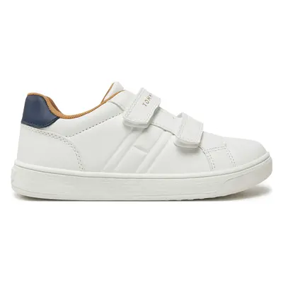 Sneakersy Tommy Hilfiger Low Cut Velcro Sneaker T1X9-33835-1355 S Bílá