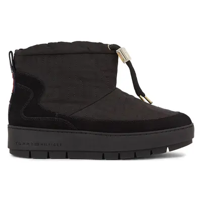 Sněhule Tommy Hilfiger Tommy Monogram Snowboot FW0FW07637 Černá